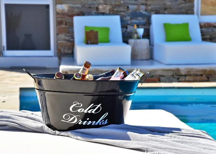 Luxurious & Stylish With A Swimming Pool, Sea And Sunset View. Villa Ioulis