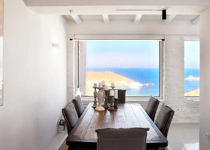 Luxurious & Stylish With A Swimming Pool, Sea And Sunset View. Ioulis